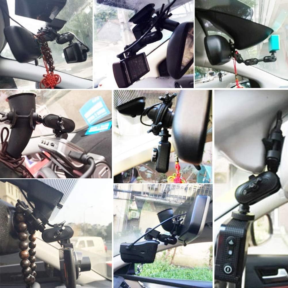 Dash Cam Mount, Car Interior Holder Camera Bracket Universal black