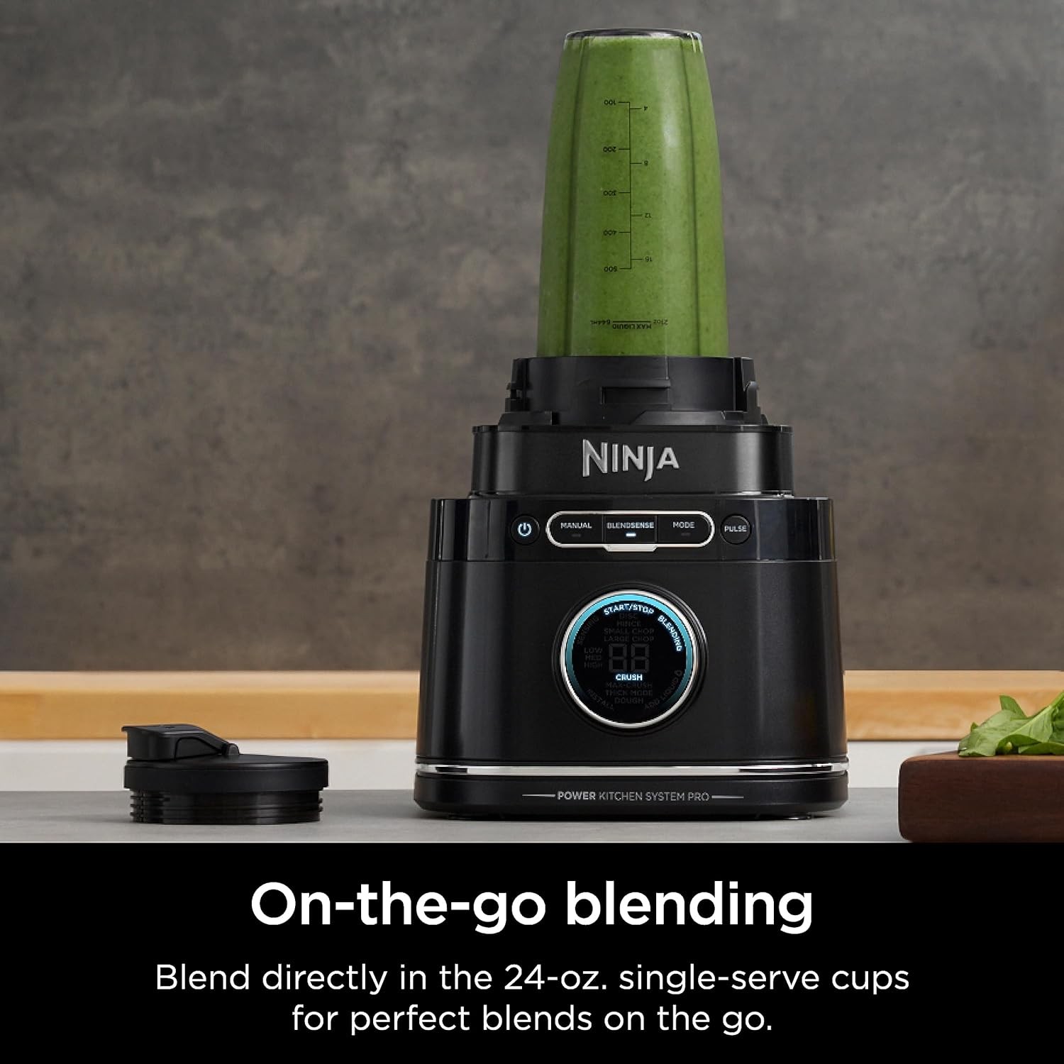 Ninja R-TB401 Detect Kitchen System Power Blender, Black - Certified Refurbished