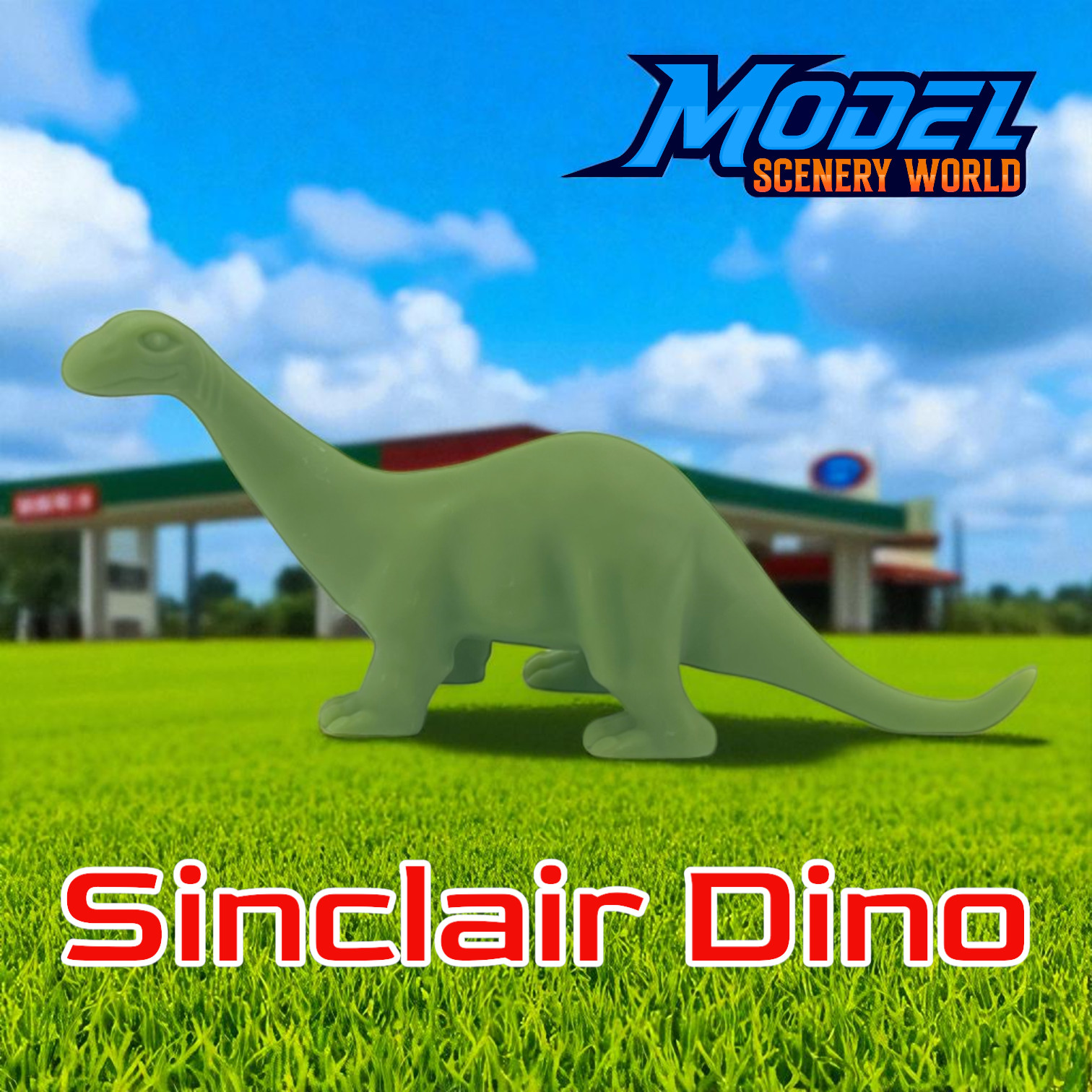Dino for Sinclair Station - S Scale - Green
