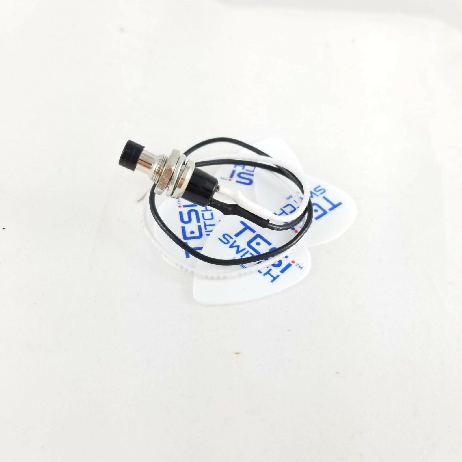 Tesi MICRO 7MM Momentary Push Button Guitar Kill Switch with Black Top
