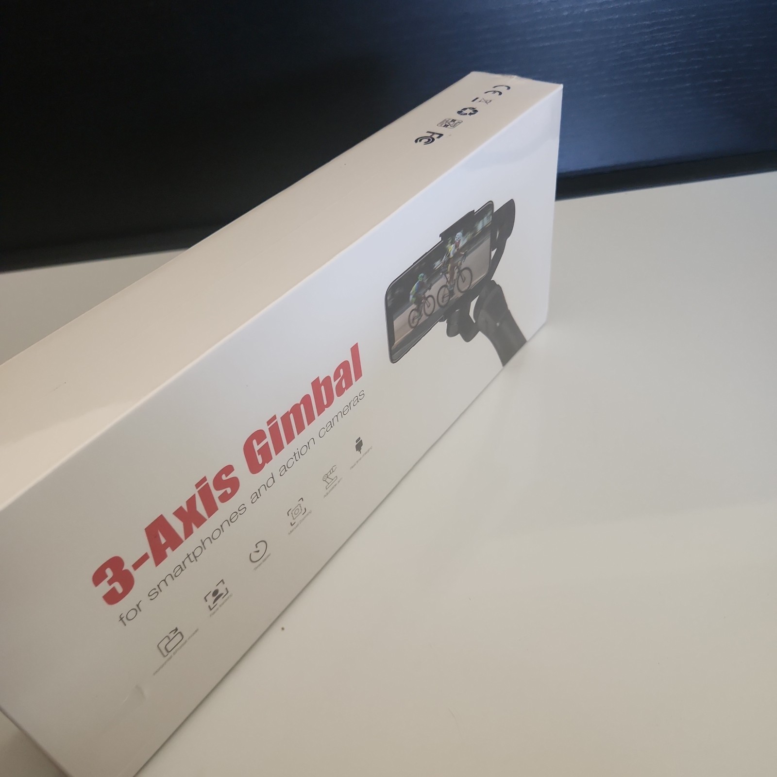 Takeda 3-Axis Handheld Gimbal Stabilizer - Adjustable Arm, Charging - New Sealed