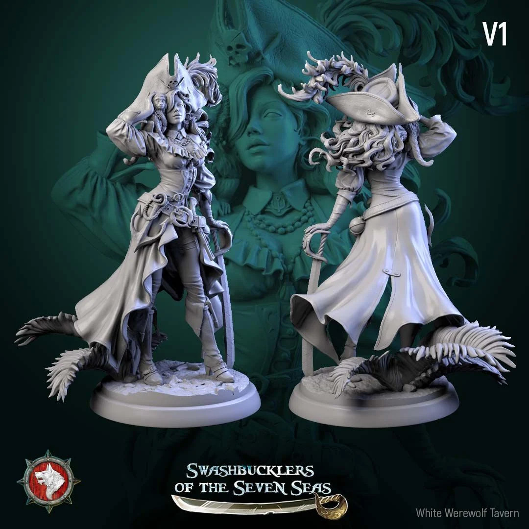 Elisa Stormbreaker - Resin Tabletop Miniature