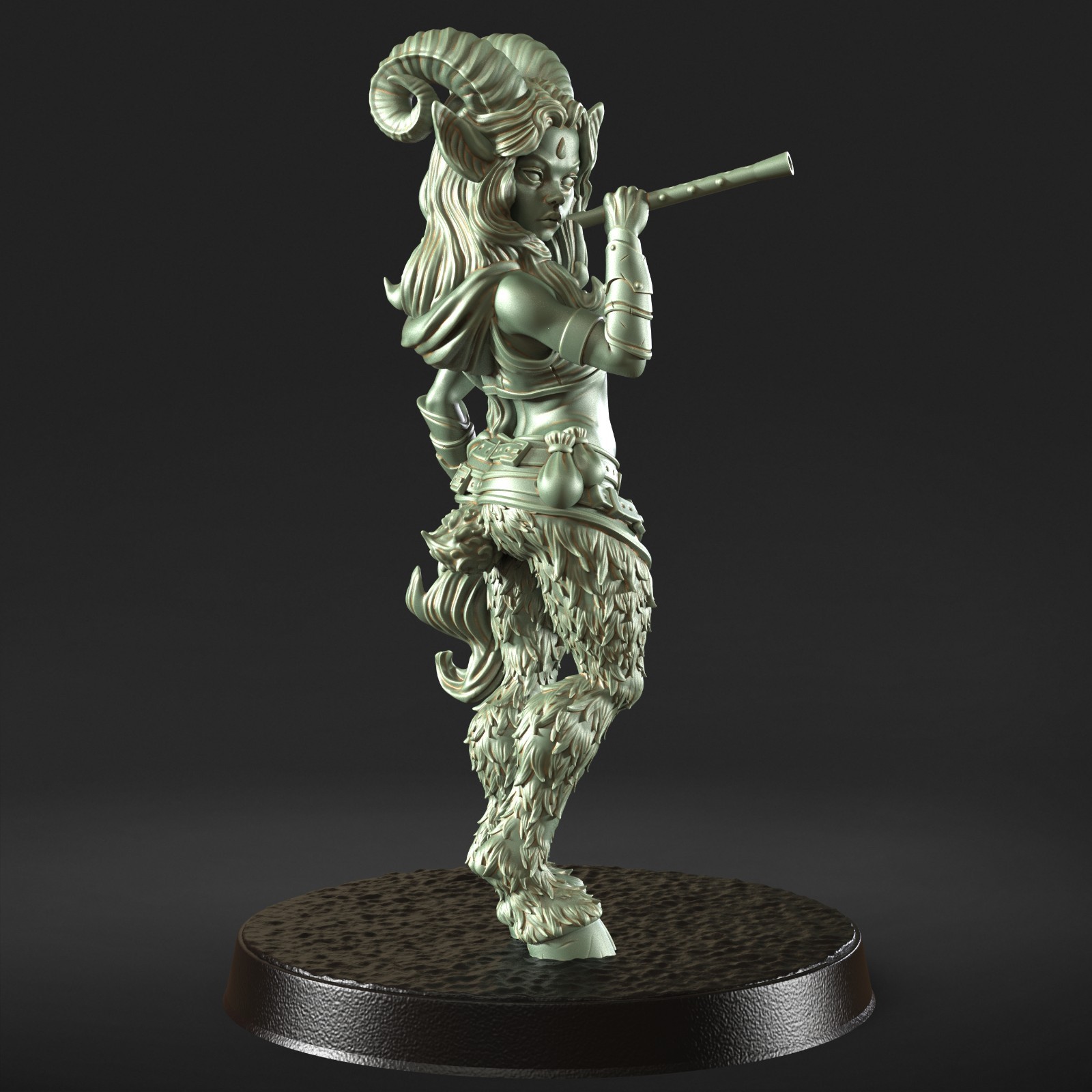 Dungeons and Dragons - Playable Character - Female Satyr Idoya - Bard