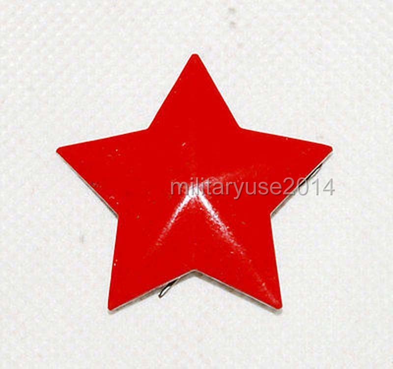 Original Chinese Army PLA Cap Badge Red Star for Hat