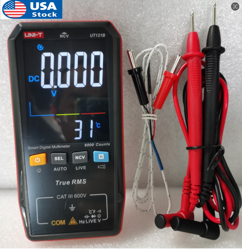 UNI-T Smart True RMS Multimeter Digital Volt meter Cap NCV Live Wire Temp Tester