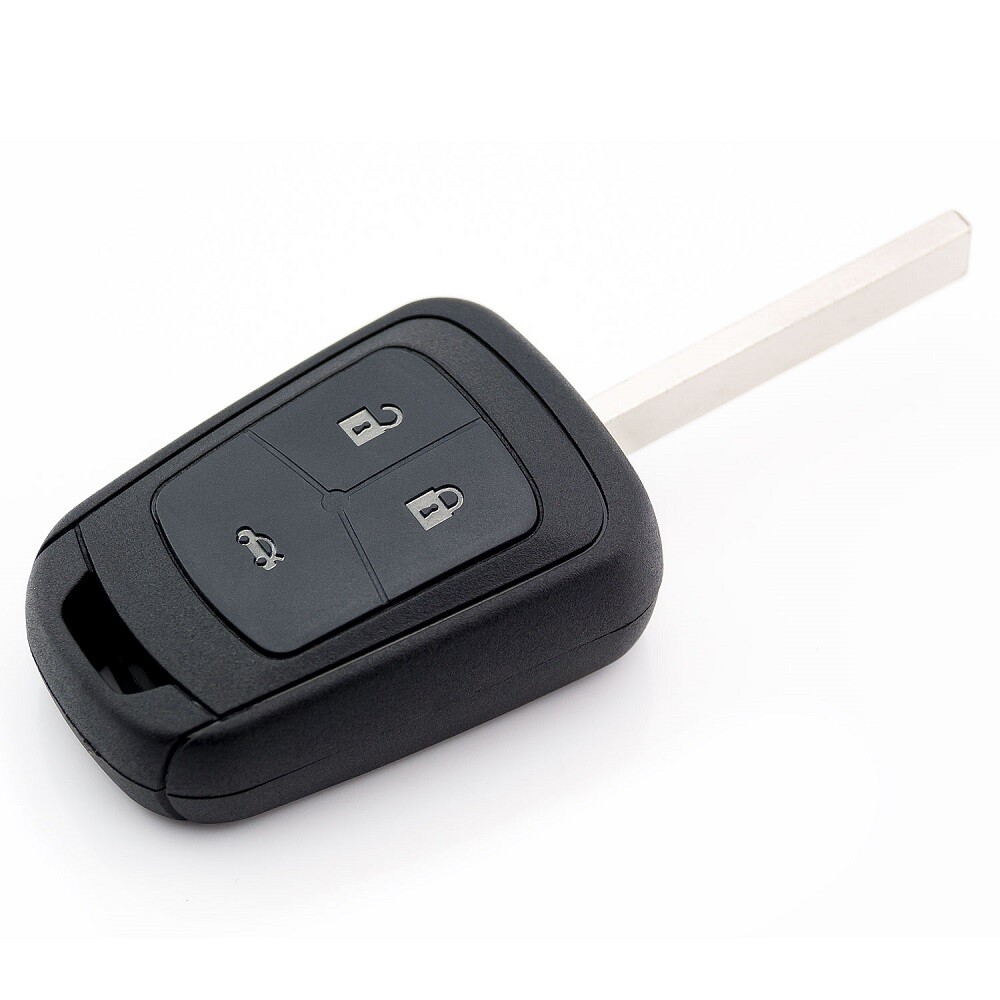 3 Button Car Replacement Key Shell Case For Vauxhall Astra J Caravan Insignia Zafira