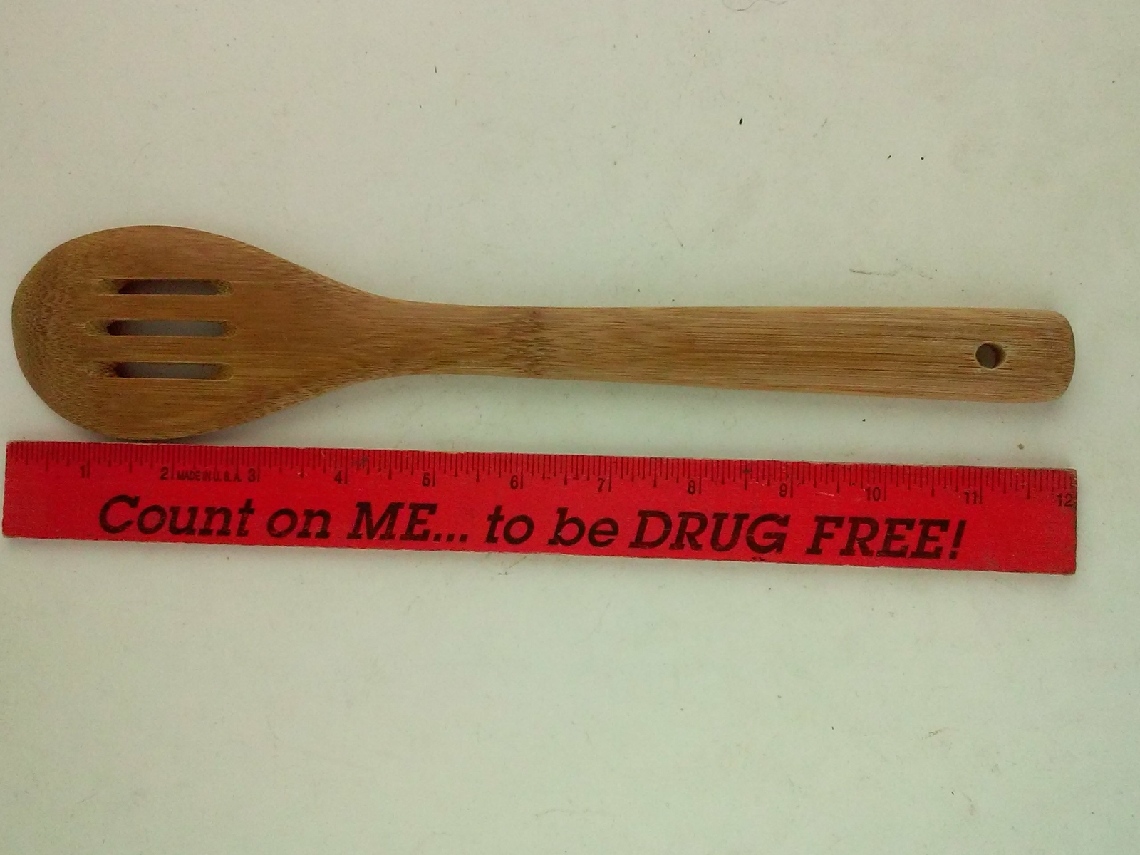 Wood Slotted Spoon