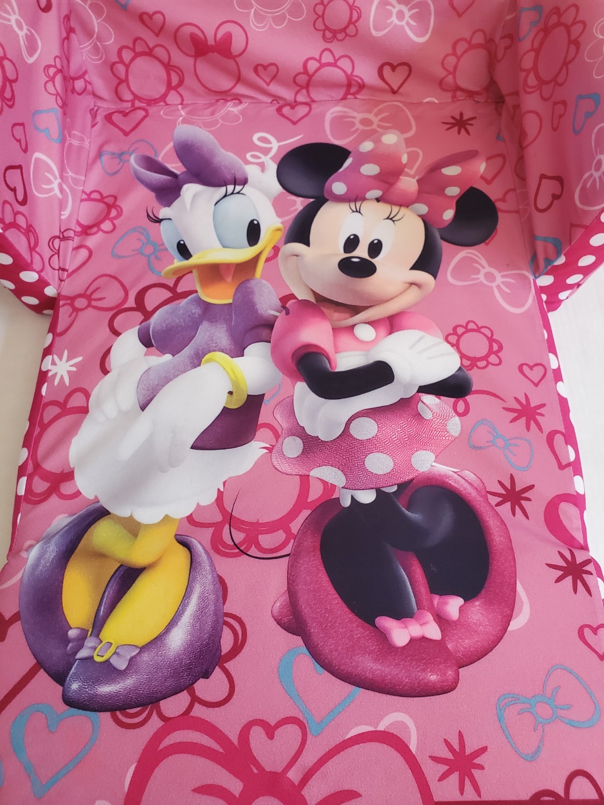 Disney Minnie Mouse Sofa Bed Kids 2 in 1 Flip Open Couch Daisy Duck Marshmallow