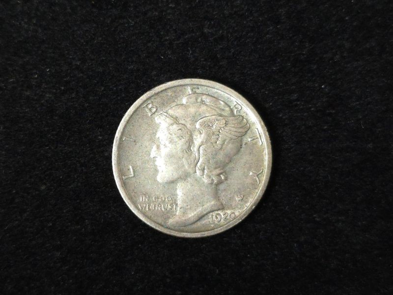 1920-S Mercury Silver Dime About Uncirculated 51128