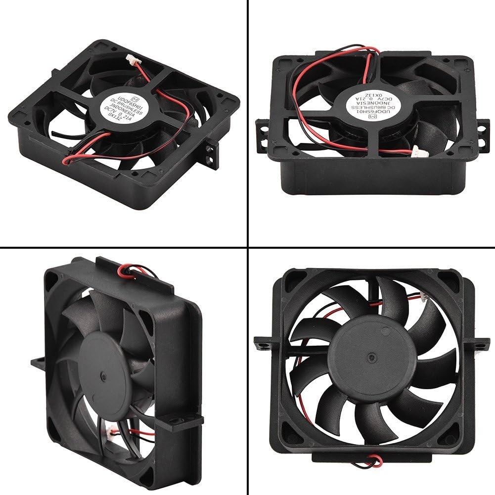 Replacement 30dB PS2 Cooler Fan, 2-Pin Connector, Easy Swap Installation