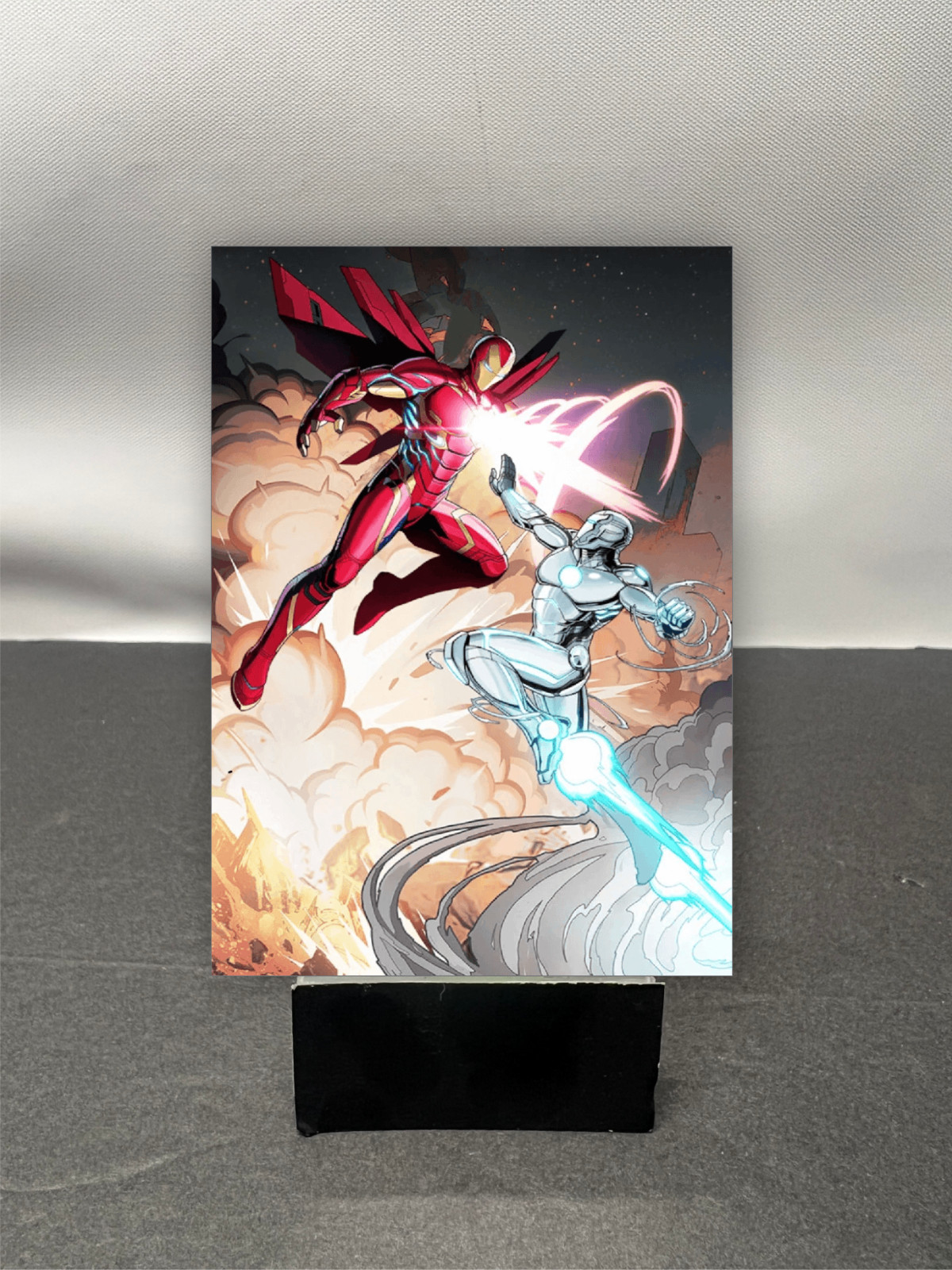 Ironman and Silver Surfer Marvel Comics Custom Art Trading Card Thick C173