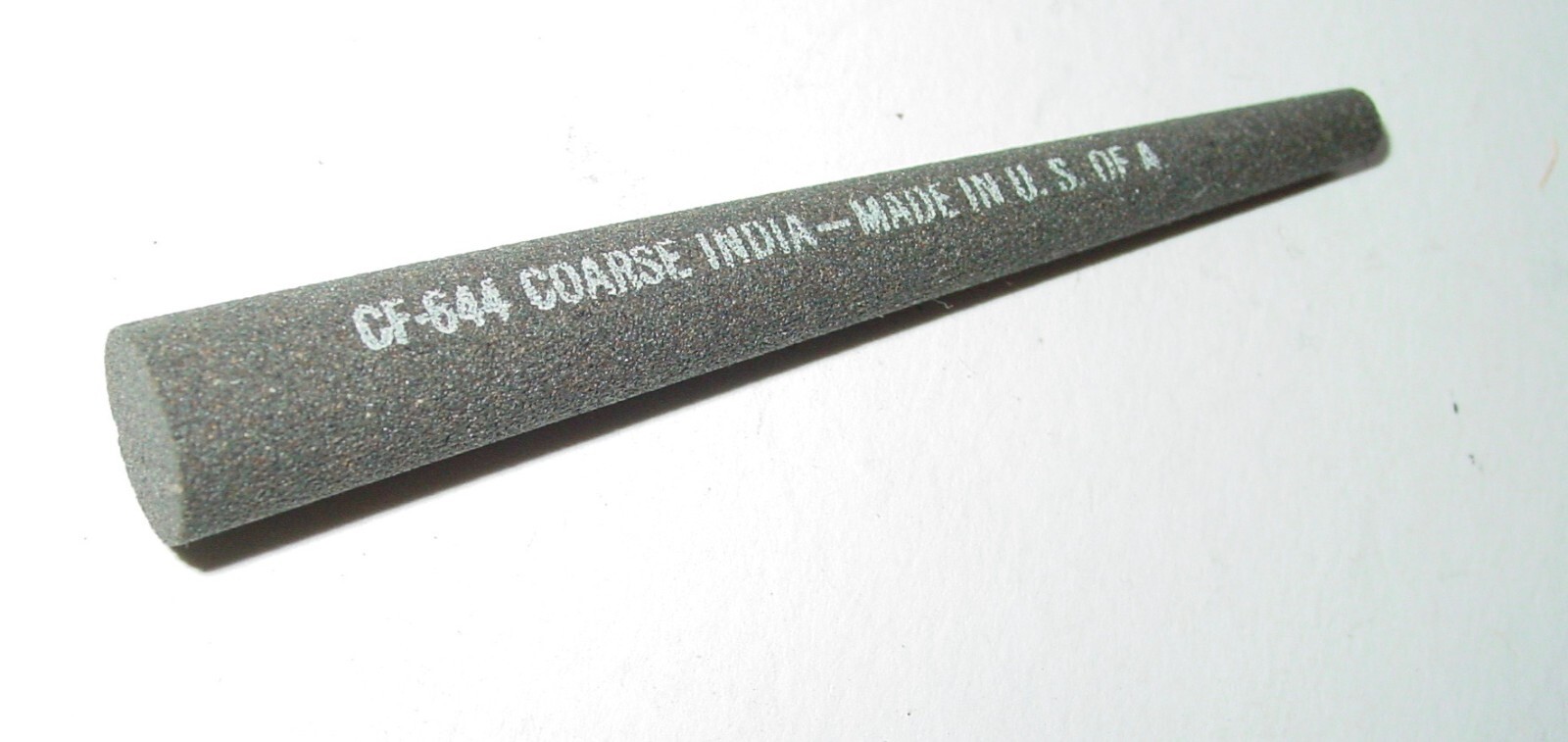 VINTAGE NORTON BEHR MANNING CF644 COARSE INDIA FILE SHARPENING OIL STONE USA NOS