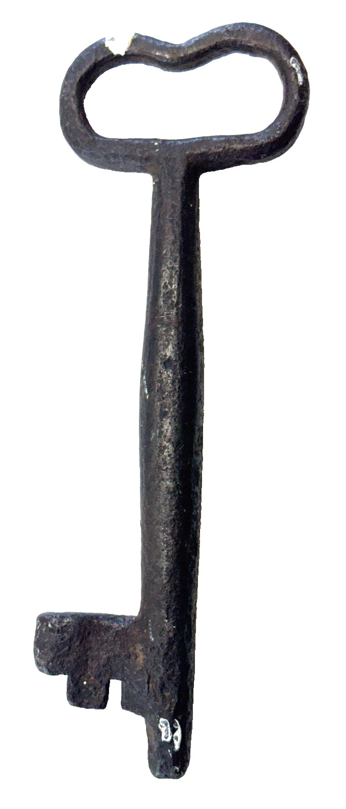 Antique Hand-Forged Solid Iron Skeleton Key 6 3/8” Prison Gate Lock Key Rustic