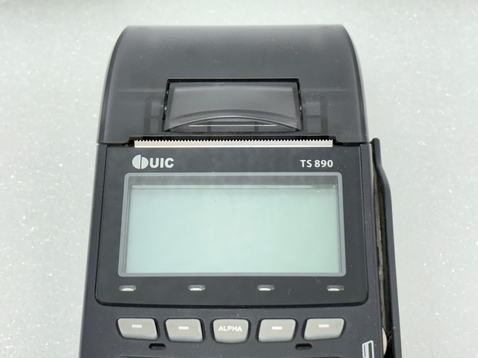 Pre Owned | UIC TS890 Credit Card Payment Terminal POS Reader Only - Black