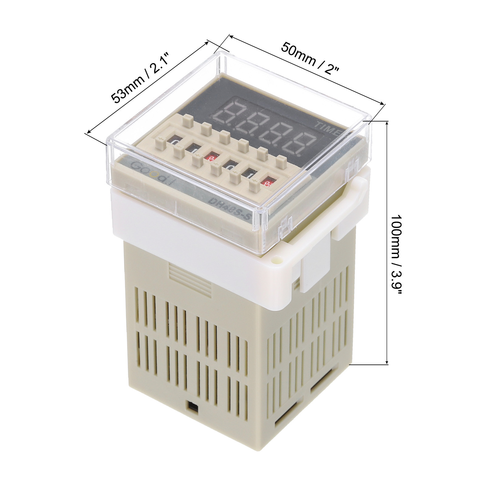 Digital Display Timer Relay 110V Cycle Delay 8 Pin Solid State Relay