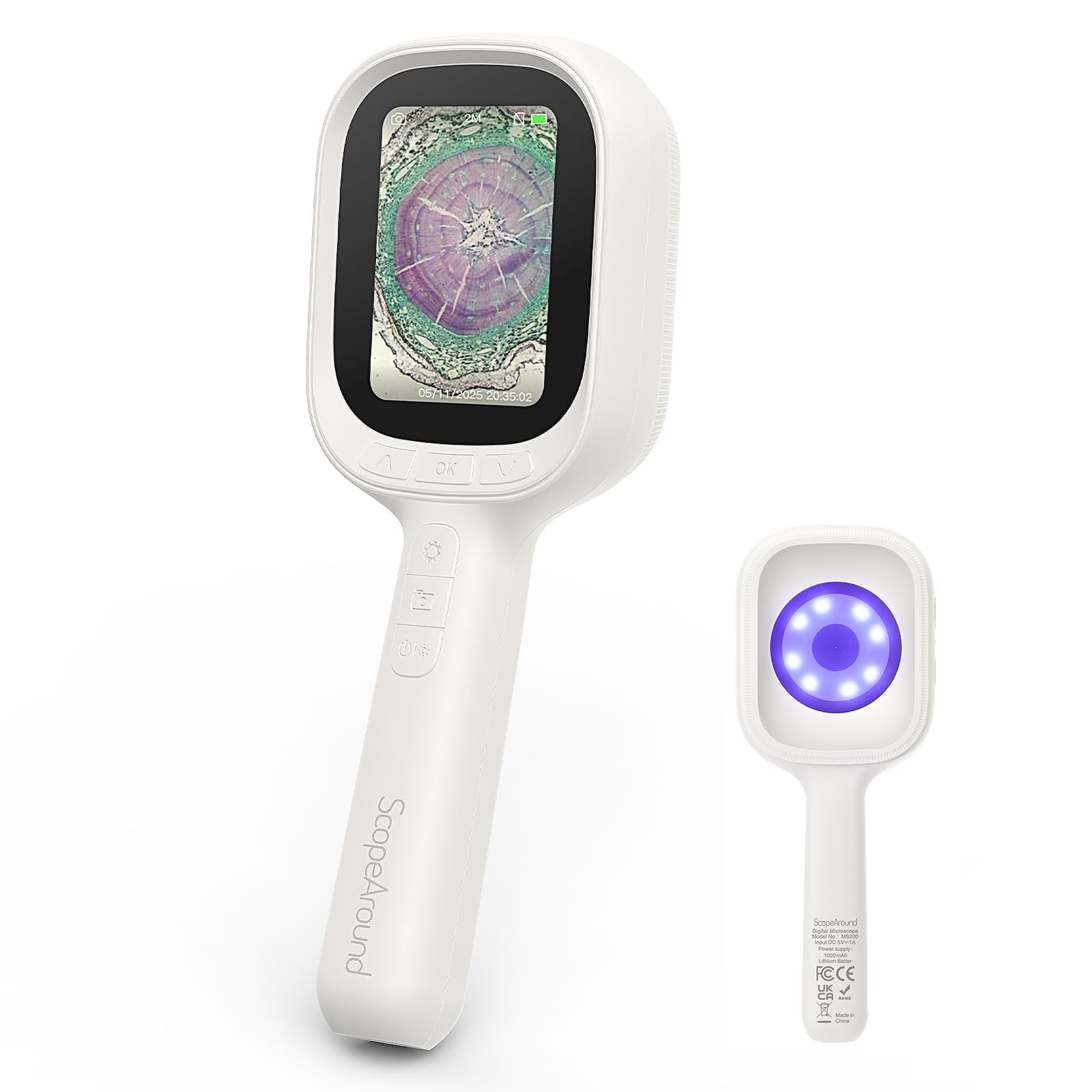 ScopeAround Digital Microscope, Autofocus Handheld Magnifier...