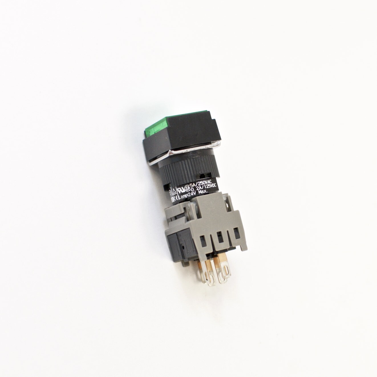 FUJI AH165-SLG11E3 Green Pushbutton Command Switch 24VDC LED (Pack of 5)
