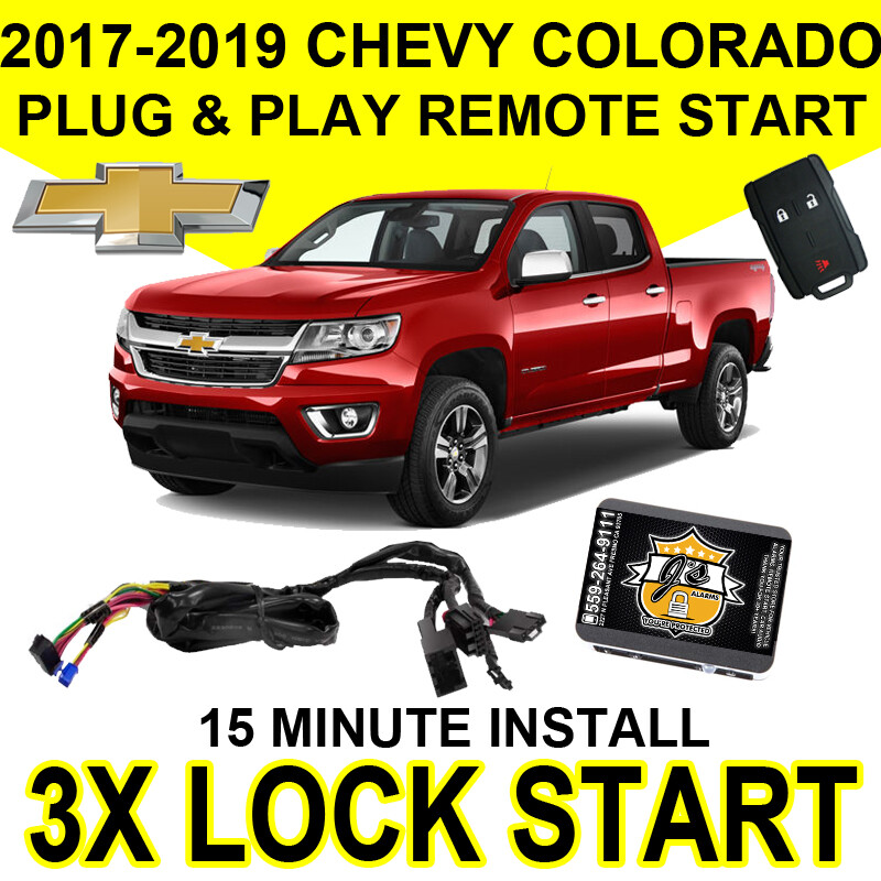 2017-2019 CHEVROLET COLORADO PLUG & PLAY REMOTE START DIY PLUG IN INSTALL CHEVY