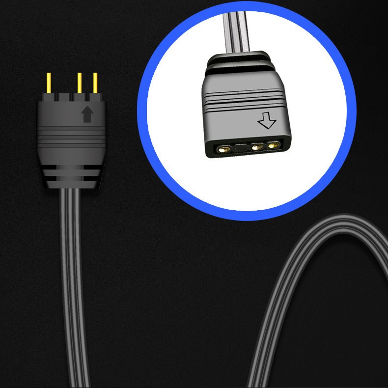 AR-1 RGB Controller Cable 5V 3 Pin to SATA AURA ARGB Mini Control Controller J