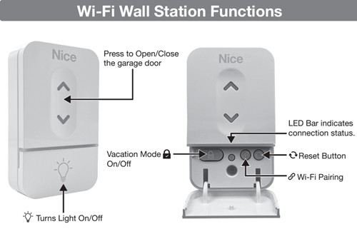 Linear HAE00072 / Replaced by HAE00080 Wi-Fi Multi-Function Wall Control Panel
