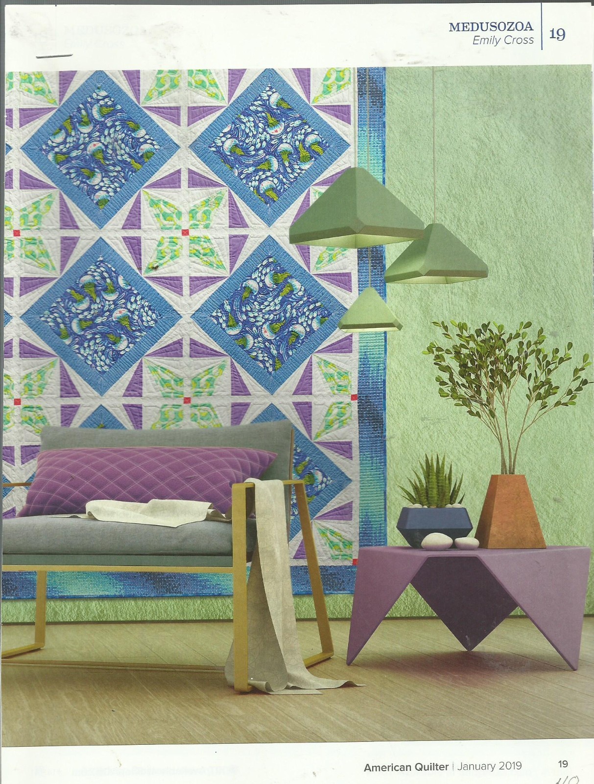 E0455 MEDUSOZOA QUILT PATTERN/INSTRUCTIONS