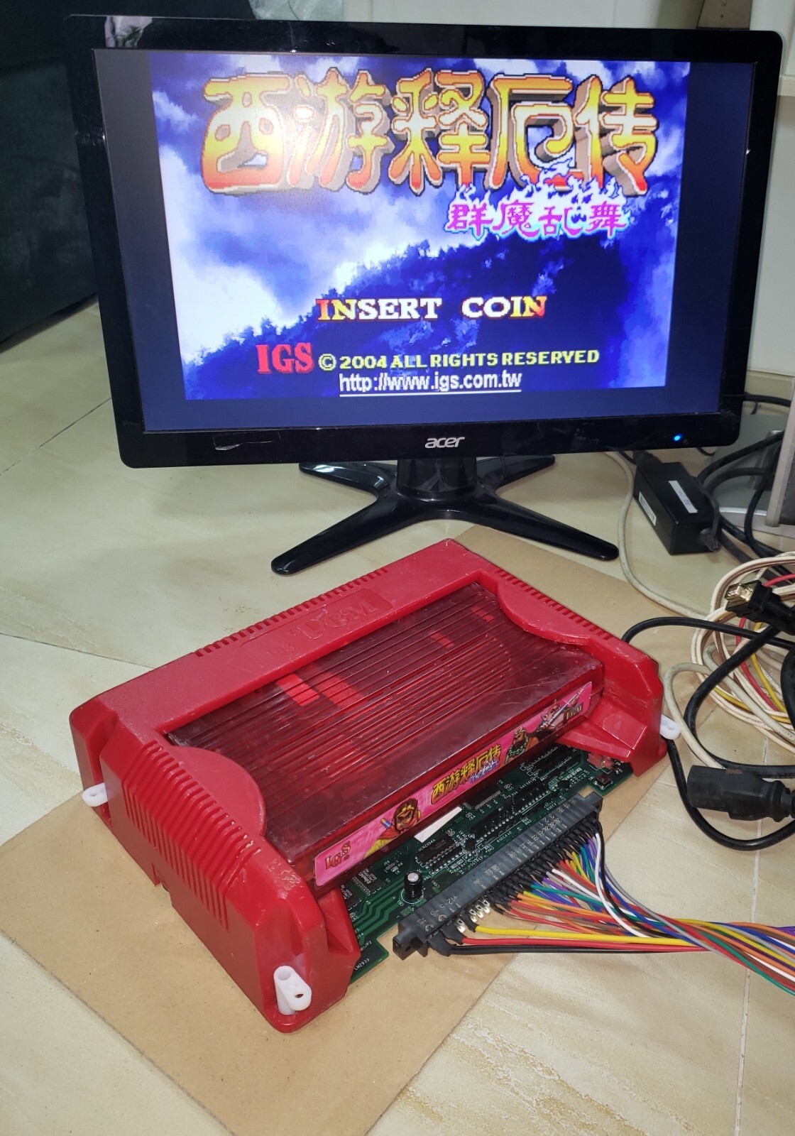 Oriental Legend Special Plus Cartridge With IGS Mother Board Arcade Video Game