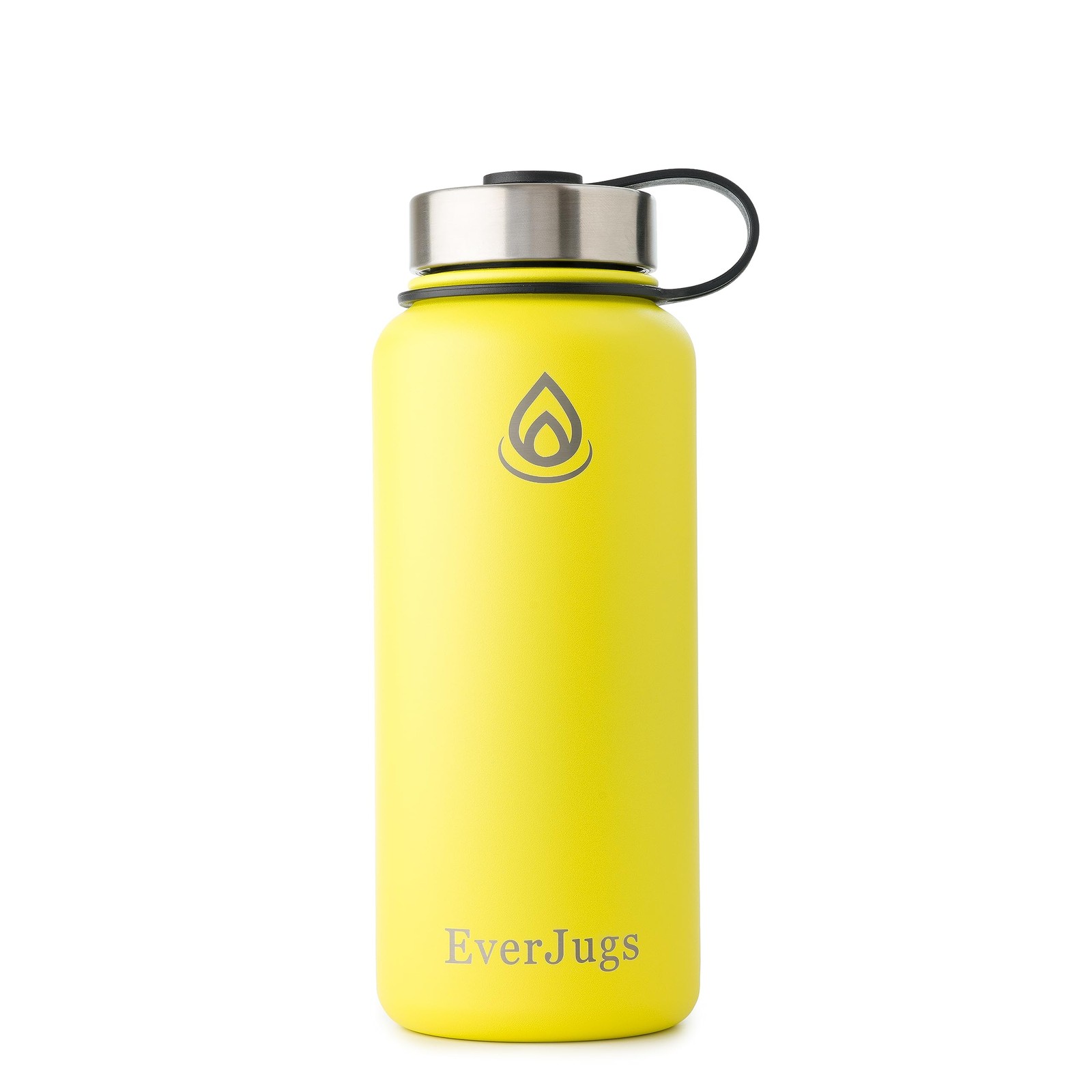 Water Bottle - 32 Oz, Wide Mouth, Premium Stainless Steel Lid/Bottle, Double ...
