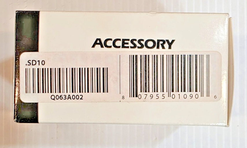 Quantum Instruments Accessory Box MPN Q063A002 White Black Original Packaging