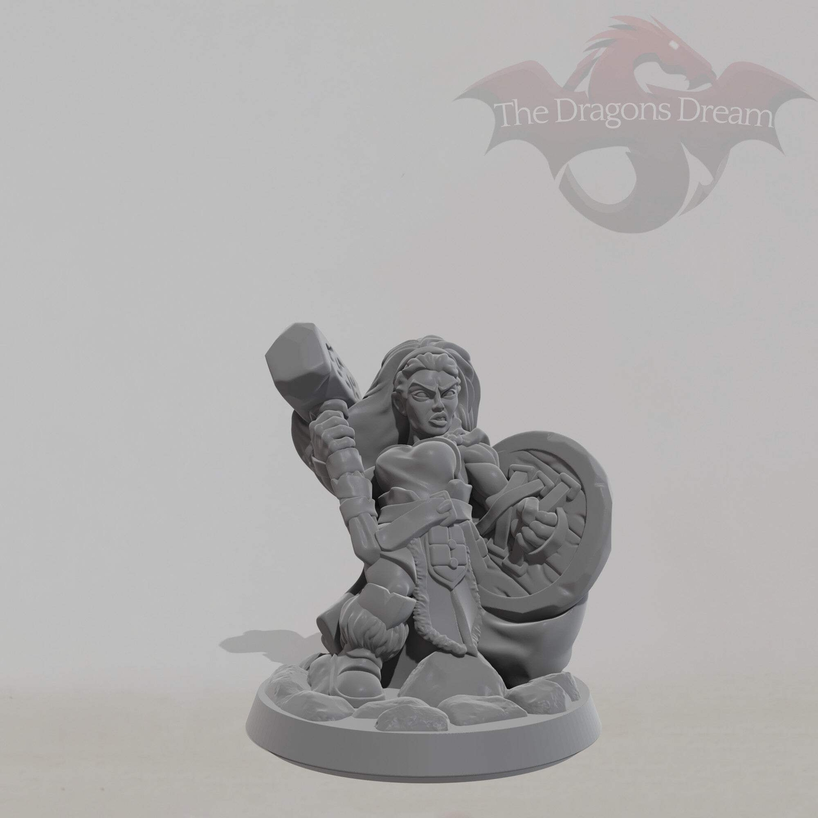 Female Dwarf - Heroquest Inspired, Dungeons and Dragons, 5e, Pathfinder