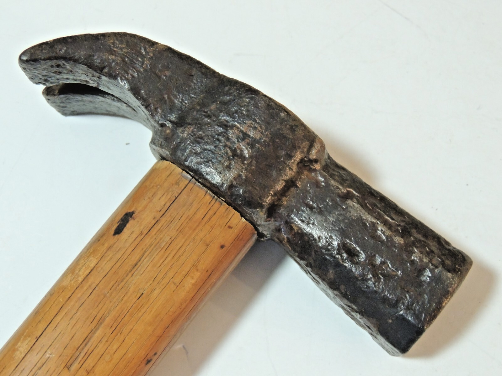 Antique Hand Forged, Blacksmith Claw Hammer, Nail Pull, Primitive