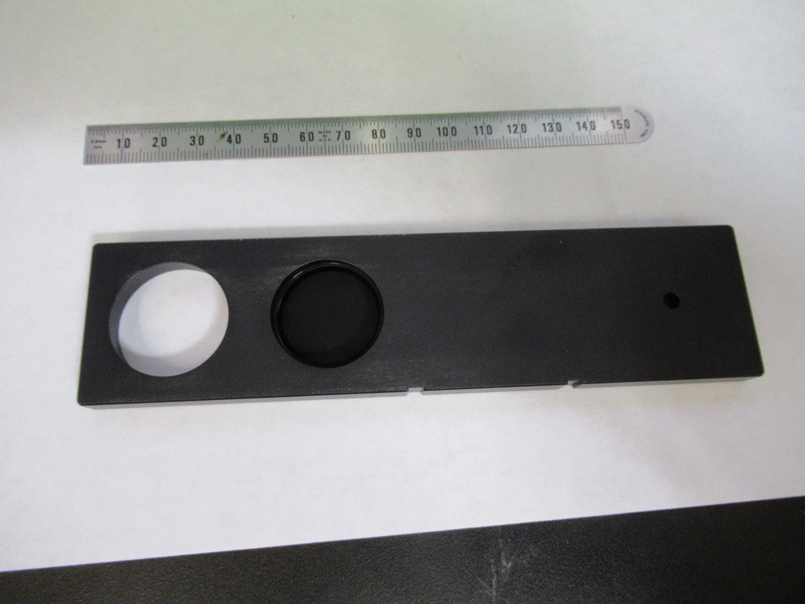 OLYMPUS JAPAN POL POLARIZER ANALYZER SLIDE MICROSCOPE PART AS PICTURED G8-A-79