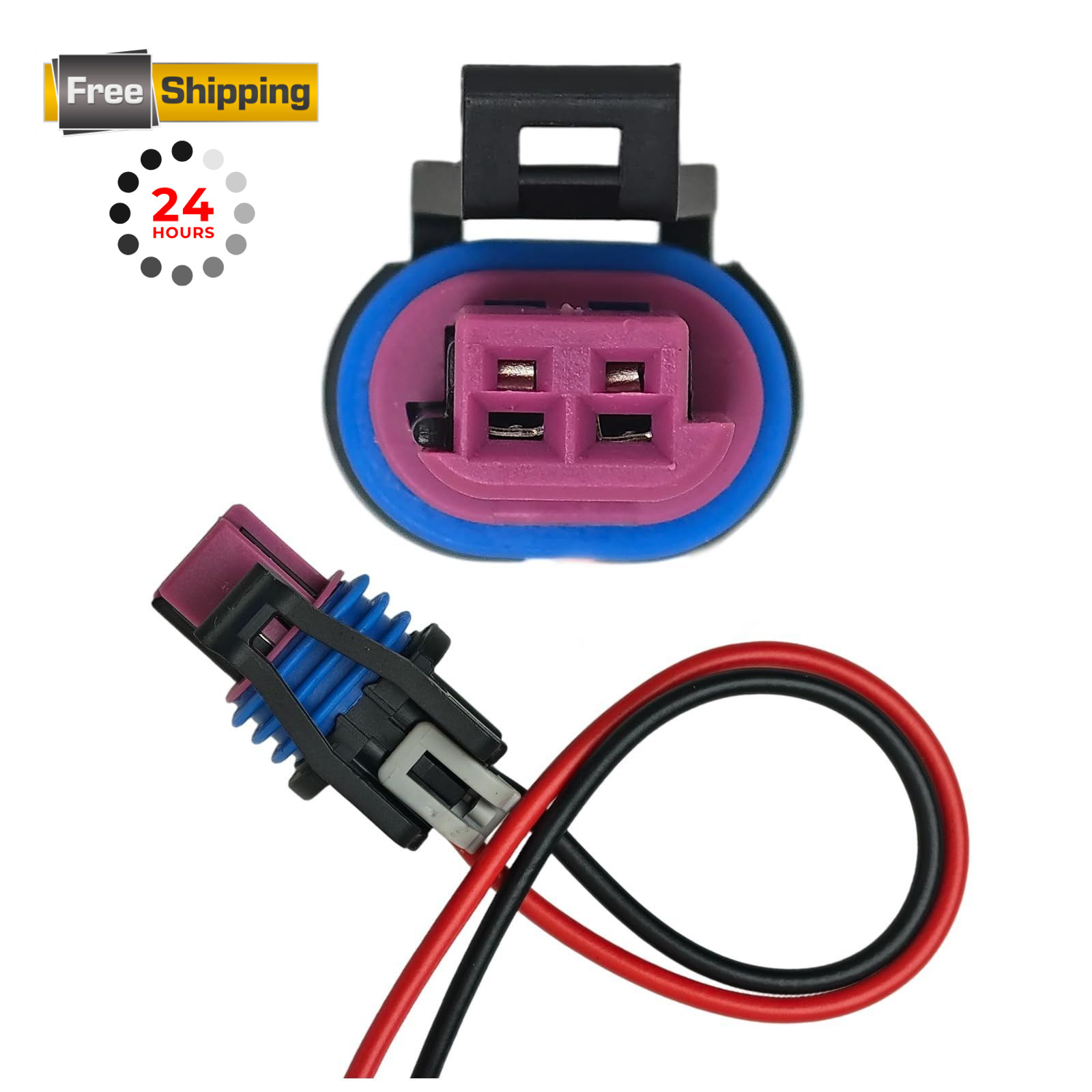 Coolant Temperature Sensor Connector for GM LS 2-Wire Pigtail, Water Temp...