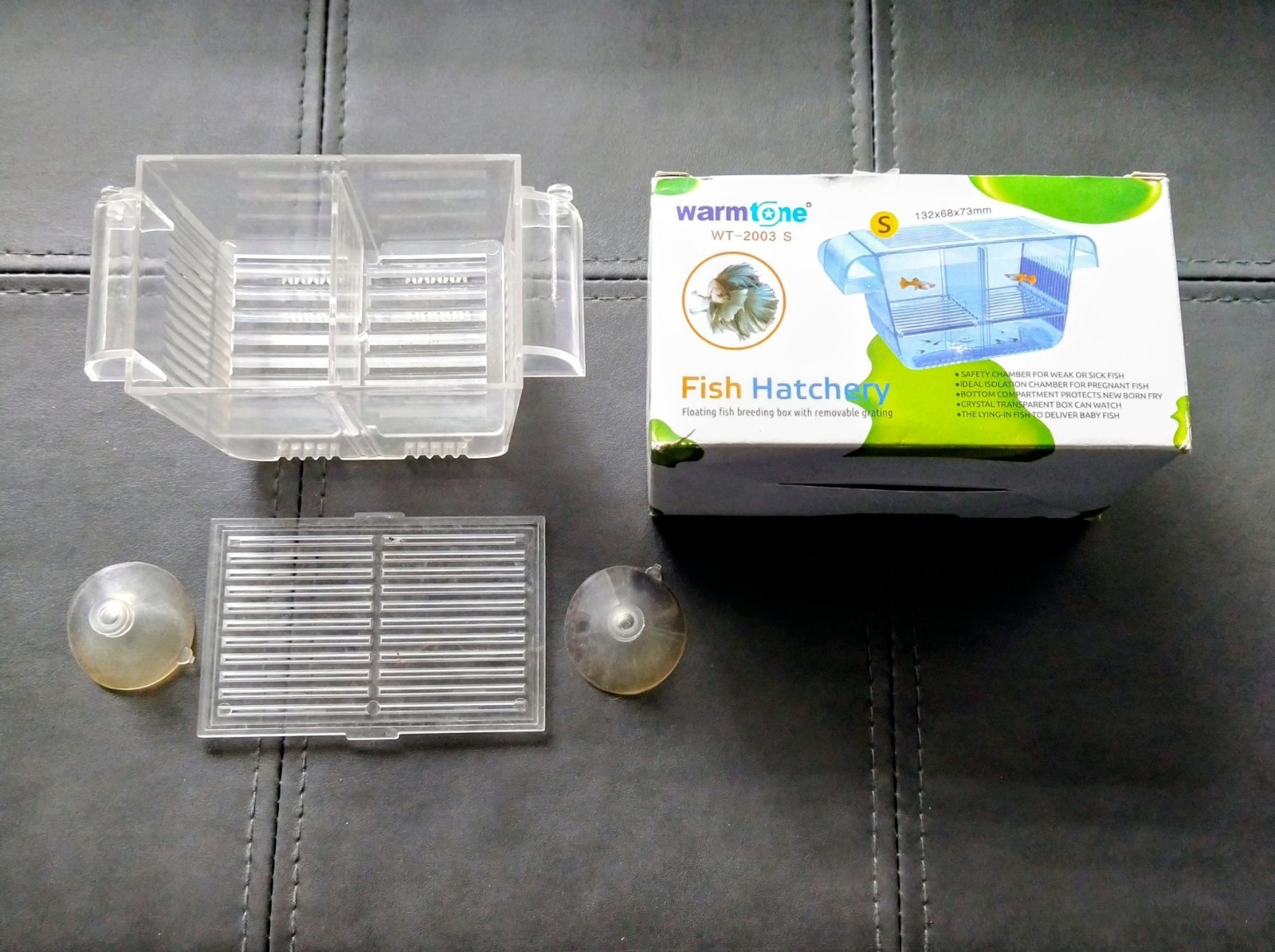 Warmtone WT-2003 S Fish Hatchery - Small Floating Fish Breeding Box with Cover