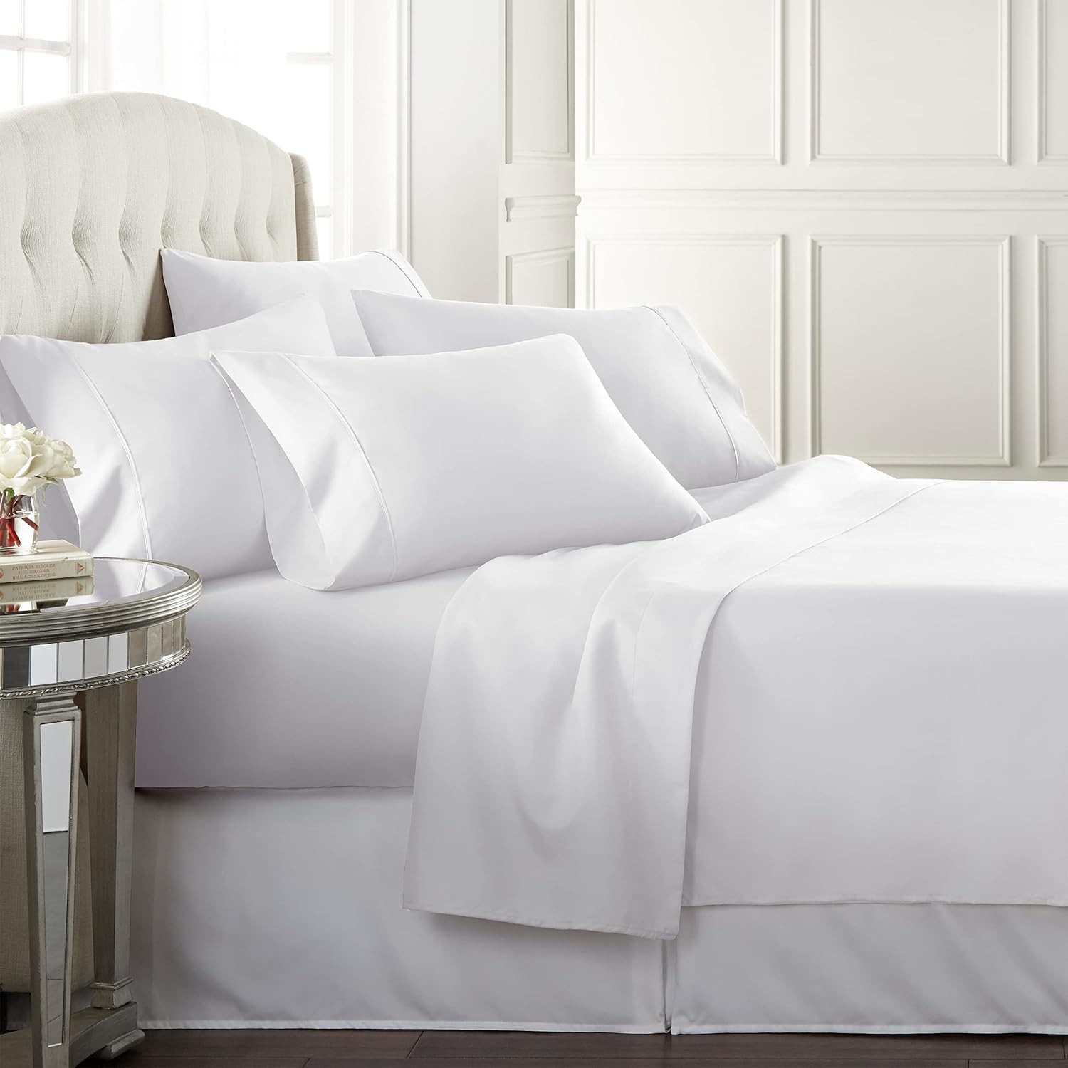 Danjor Linens California King Sheet Set - 6 Piece King, White