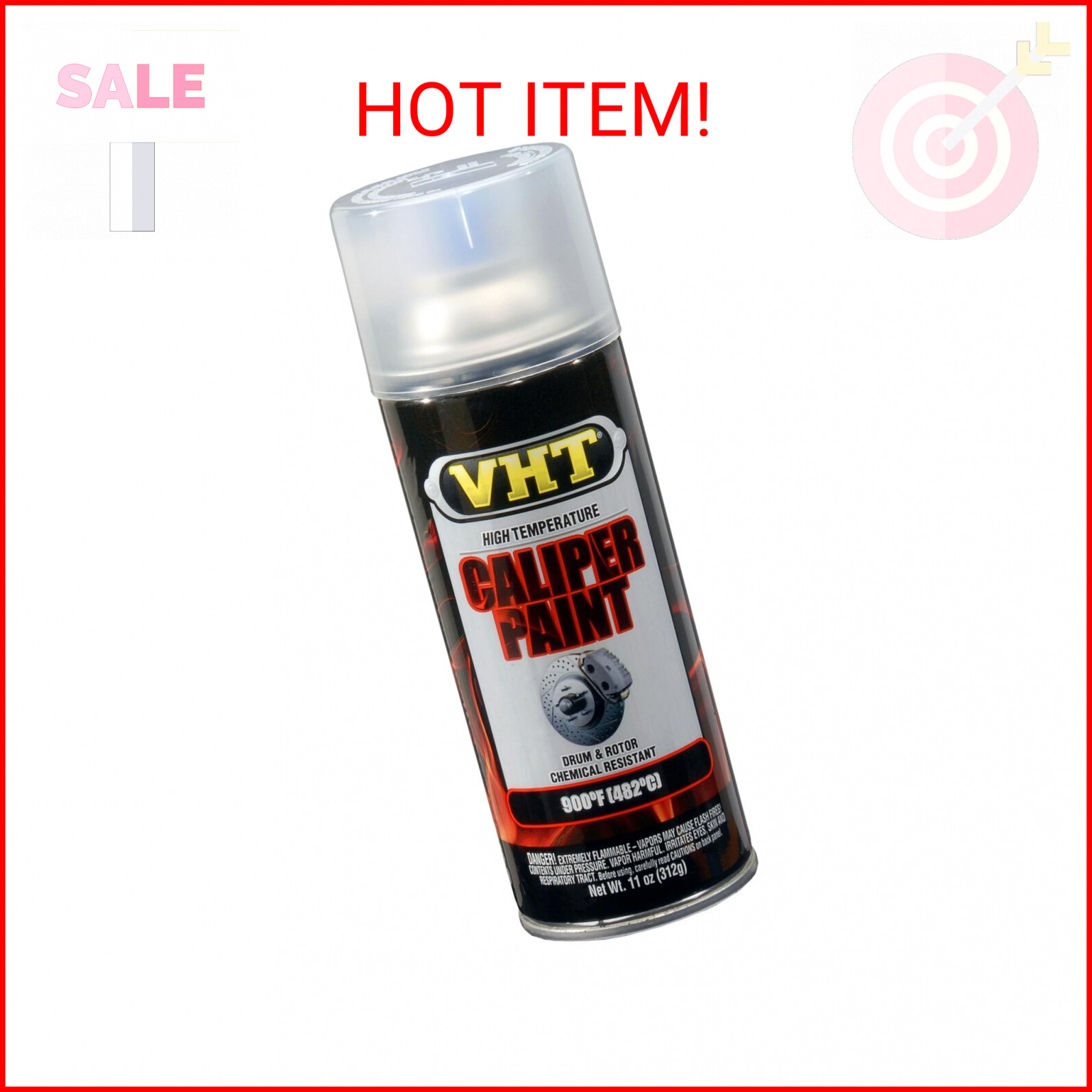 VHT SP730 Gloss Clear Brake Caliper Paint Can - 11 oz.