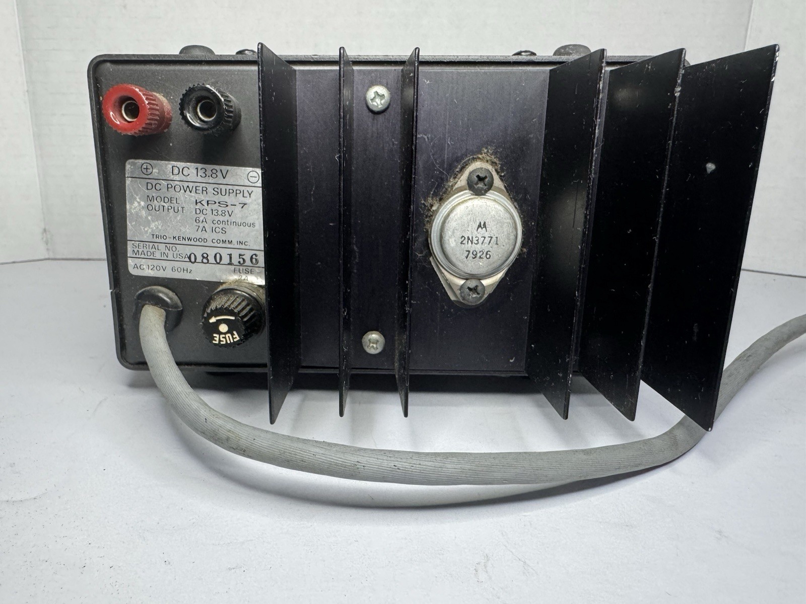 Kenwood KPS-7 DC Power Supply - Works As Should