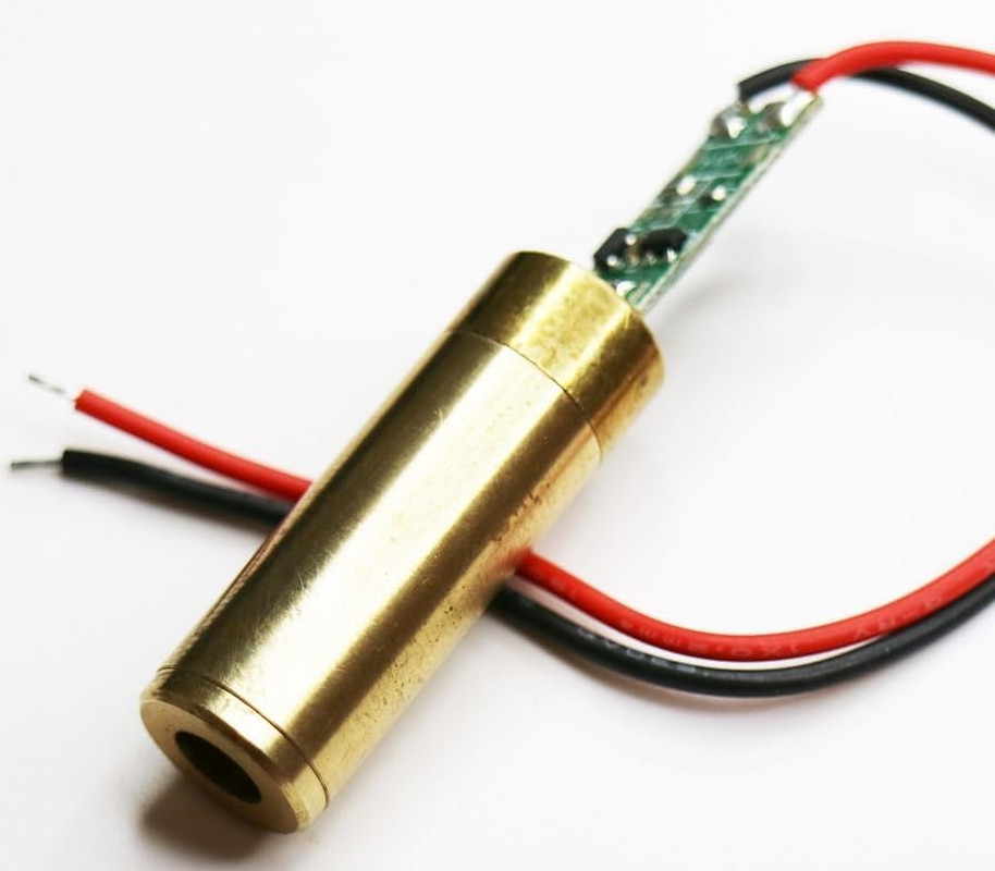 Green Module Diode Beam Light 532Nm (5Mw Green Dot) | Brass Diode,Bright Dot Bea
