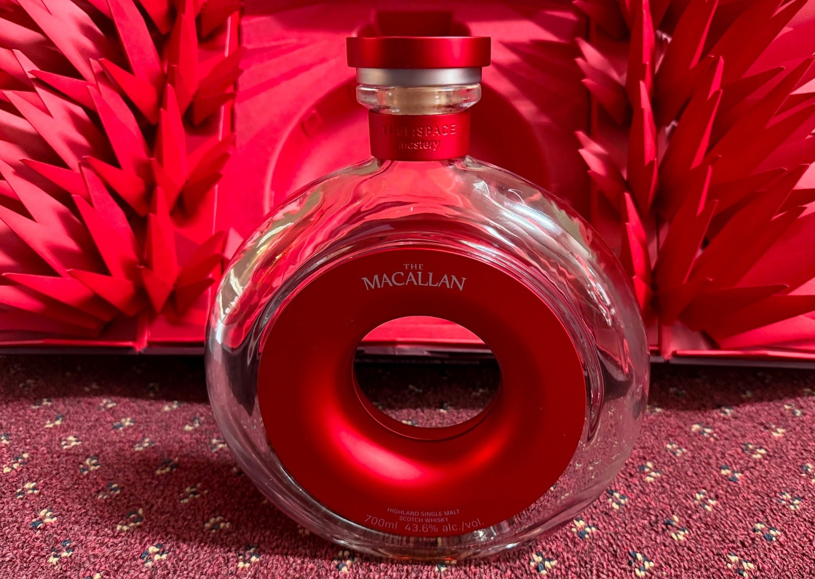 The Macallan Time Space Mastery 200th Anniversary, Empty Bottle + Box plus cover
