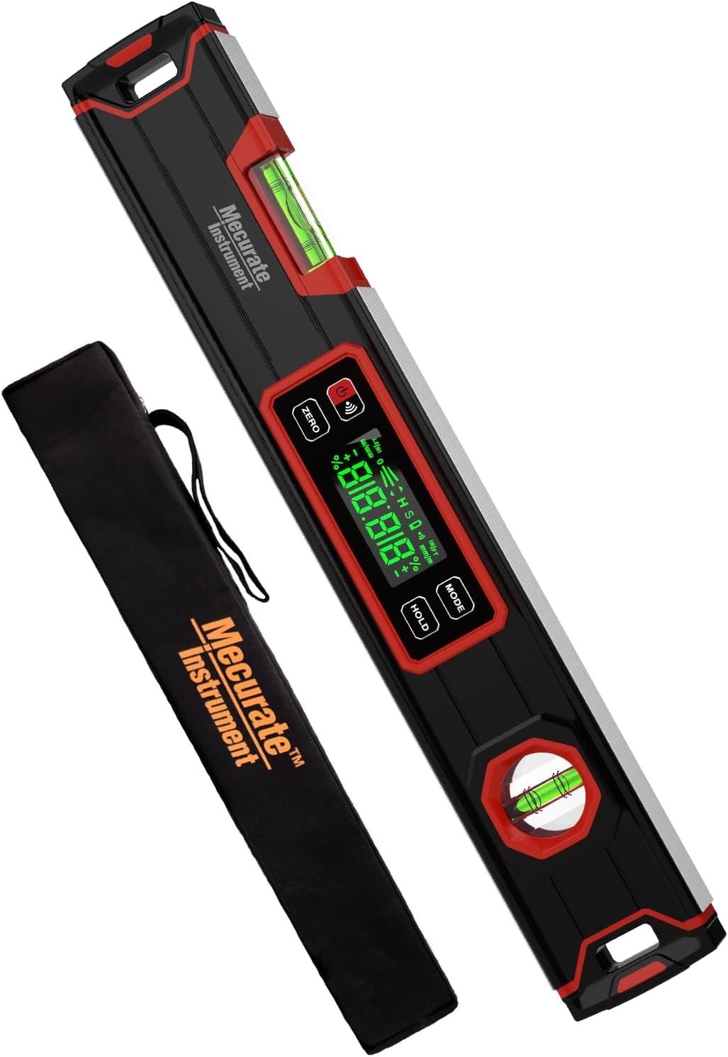 16-Inch Digital Level, Portable Electronic Angle Finder with Backlit Display,...