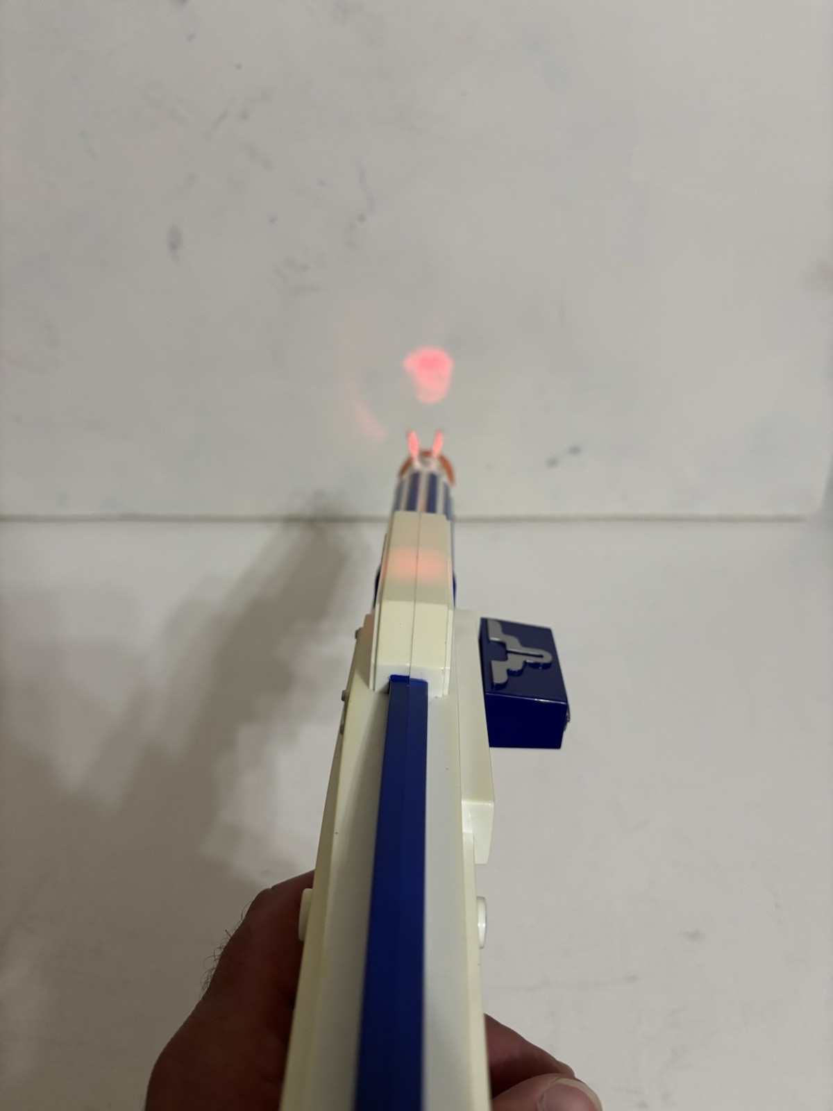 Nerf Star Wars Clone Wars Trooper Dart Gun Blaster Rifle Hasbro 2006 *Yellowing*