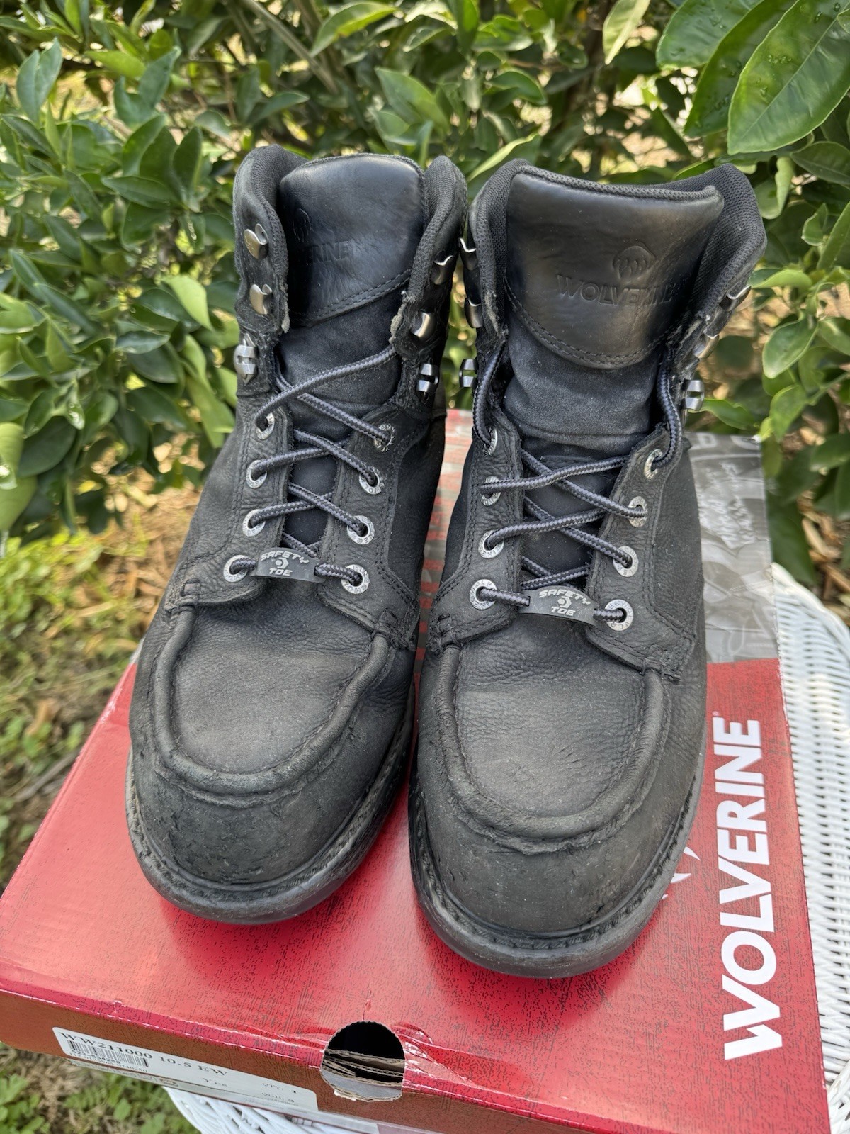 Wolverine Mens Hellcat UltraSpring 6" Moc-Toe CarbonMAX Wedge Boots 10.5 Wide