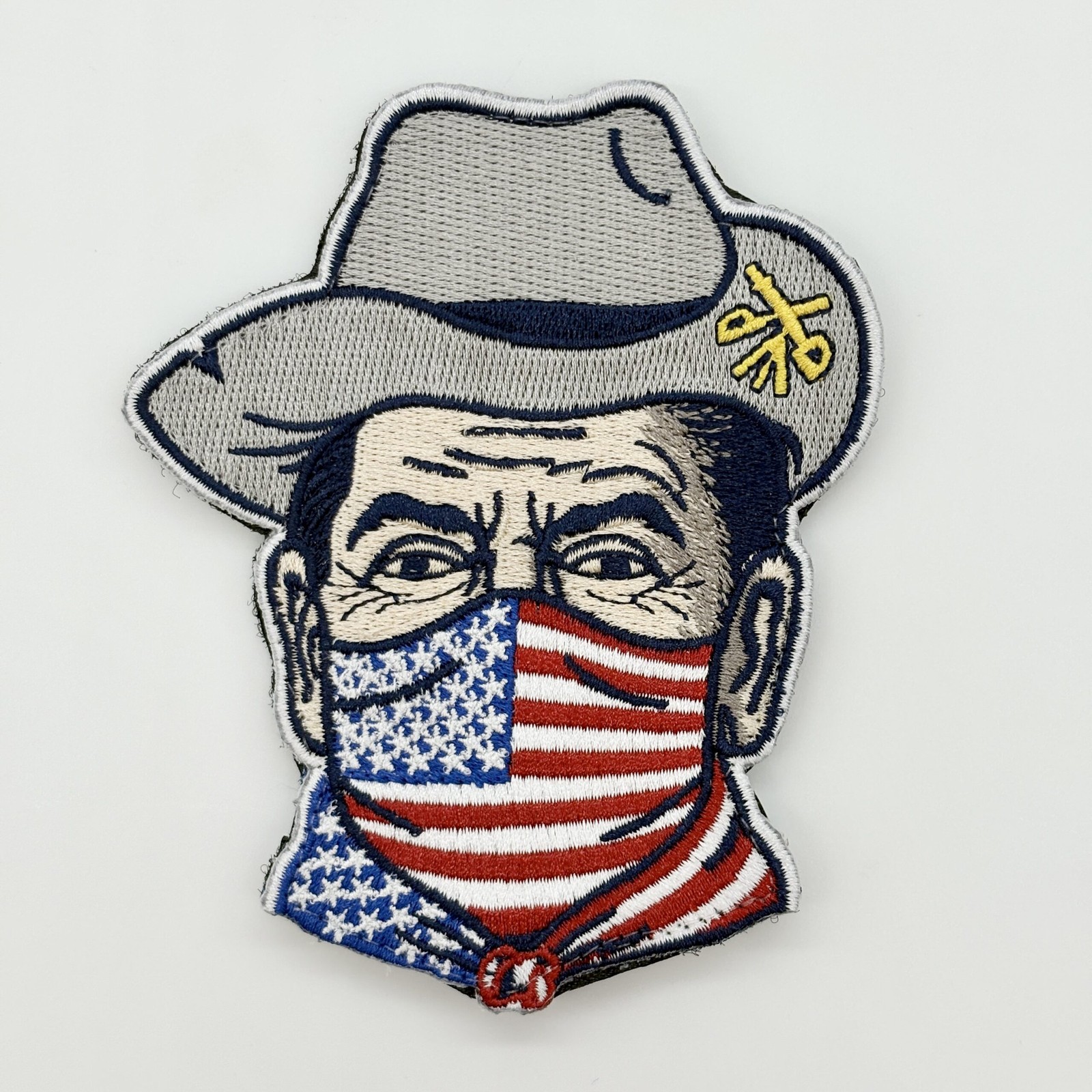 CVN-76 USS Ronald Reagan Patch – With Hook and Loop, Embroidered, 4.5 Inch