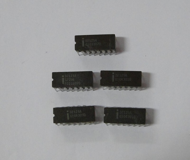 Lot of 5 D2125A DIP 16 PIN IC Used NOS ? From Service Company's Spares