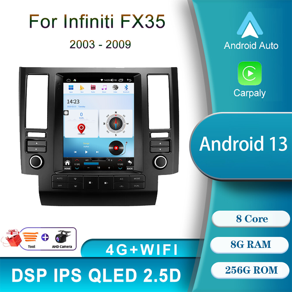 For Infiniti FX35 FX45 2003-2009 Android Car Radio Player Auto GPS Navig Stereo