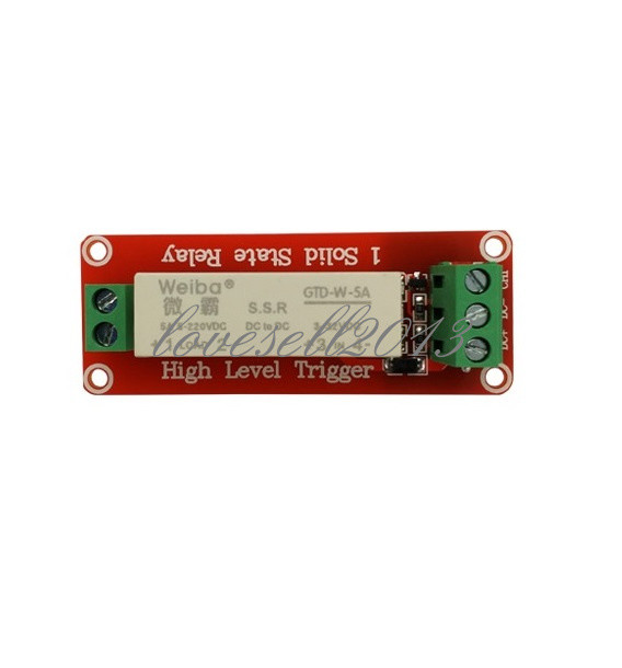 1 Channel SSR Solid State Relay High-low Trigger 5A 3-32V