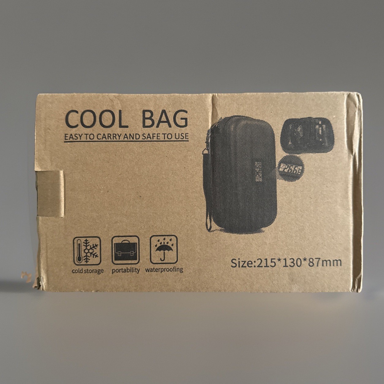 Insulin / Medication Cooler Case TSA Approved Case With Temp Display Black