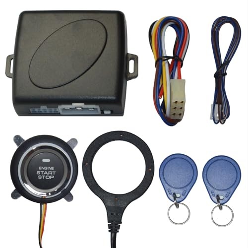 Car Push to Start Ignition Kit - Keyless Go Push to Engine Start Stop Button