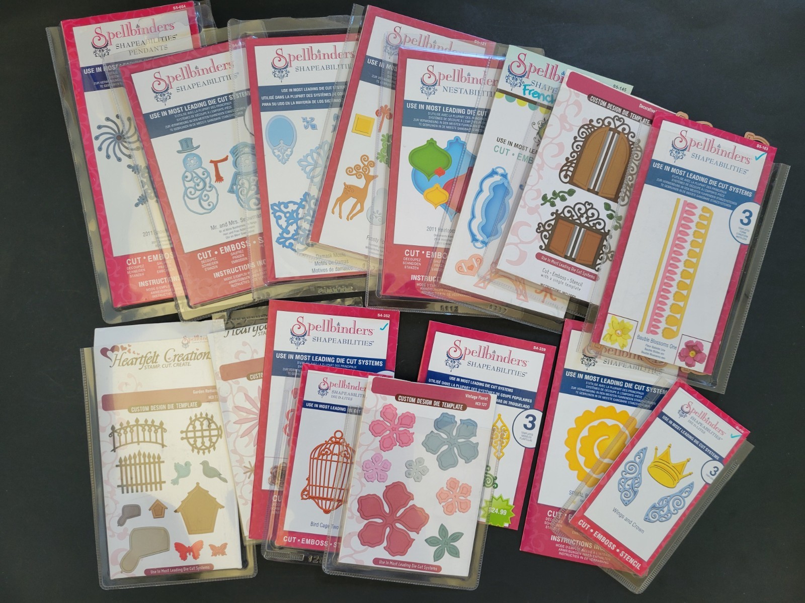 Spellbinders Heartfelt Creations Metal Dies for Craft - Choose One!