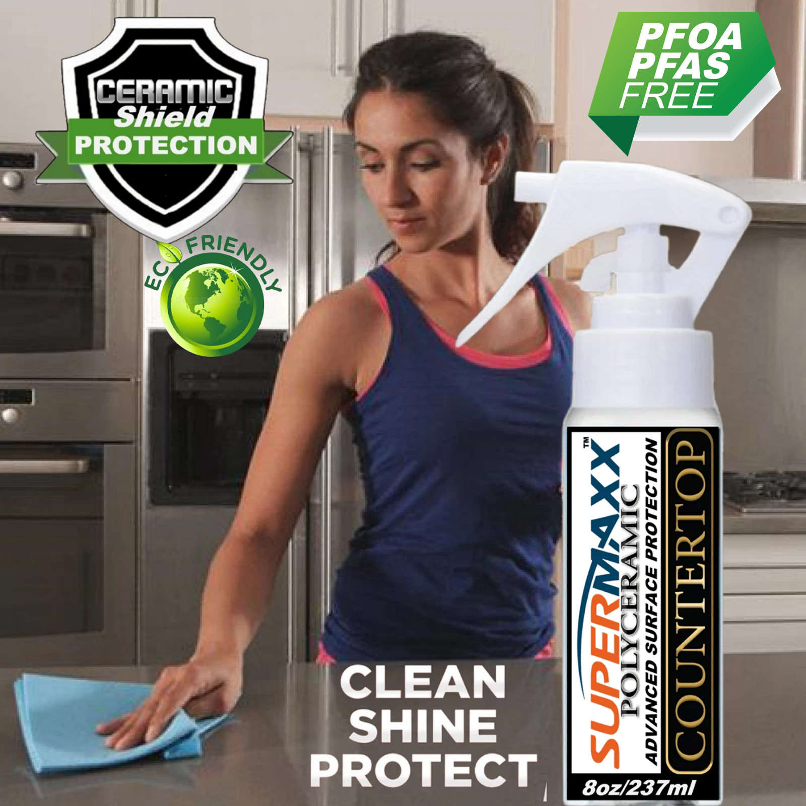 MARBLE COUNTERTOP SEALER ALL SURFACE CERAMIC SPRAY MARBLE QUARTZ STONE STAINLESS