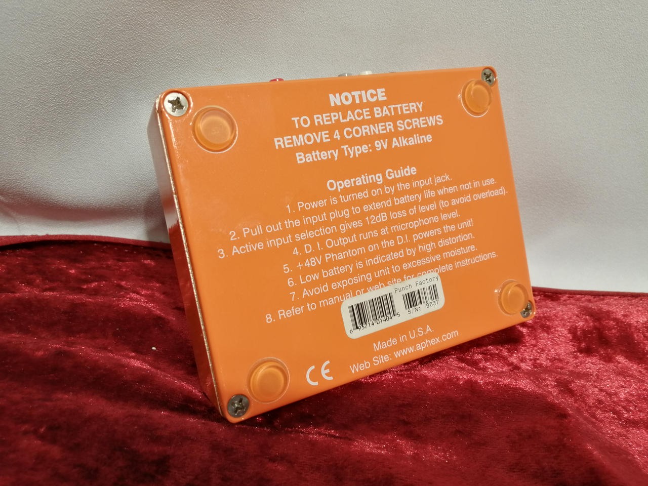 APHEX PUNCH FACTORY 1404 Effector